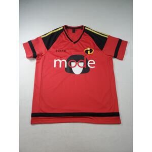 Disney Pixar Men’s The Incredibles Edna Mode Soccer Jersey Sz XL PARR #5